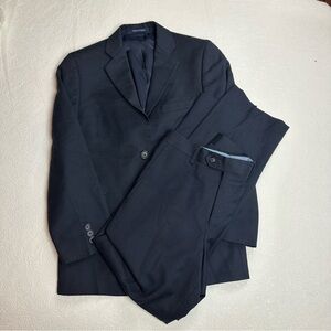 Joseph Abboud 100% Wool Suit Set Blazer & Pants Men's Size 14R / 27"W